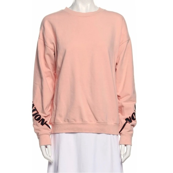 P.E Nation Tops - P.E NATION OversiyCrew Neck Long Sleeve Pink Sweatshirt XS